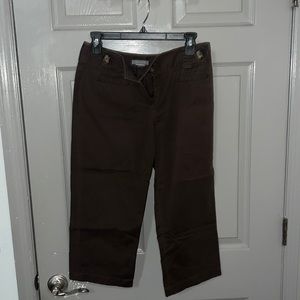 Ann Taylor Brown Capri